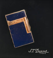 S. T. Dupont Ligne 2 Blue lacquer/Pink gold Lighter