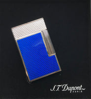 S. T. Dupont Ligne 2 Electric Blue lacquer/Yellow gold Lighter