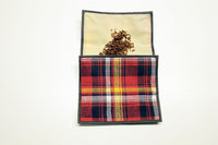 Plaid Fold Up Pouch
